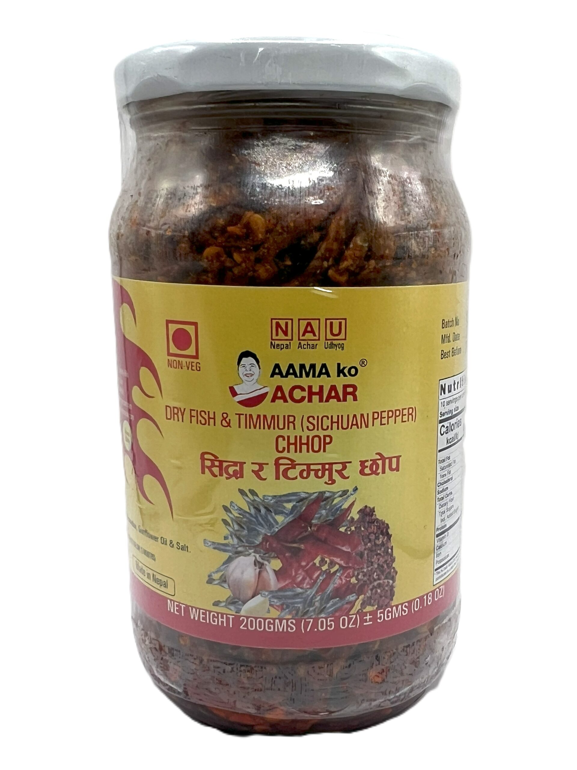 Aama Ko Achaar Timur Chop With Fish 200g – Hamro Mart