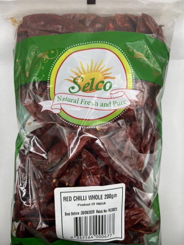 Red Chilli Whole / Dried 200g