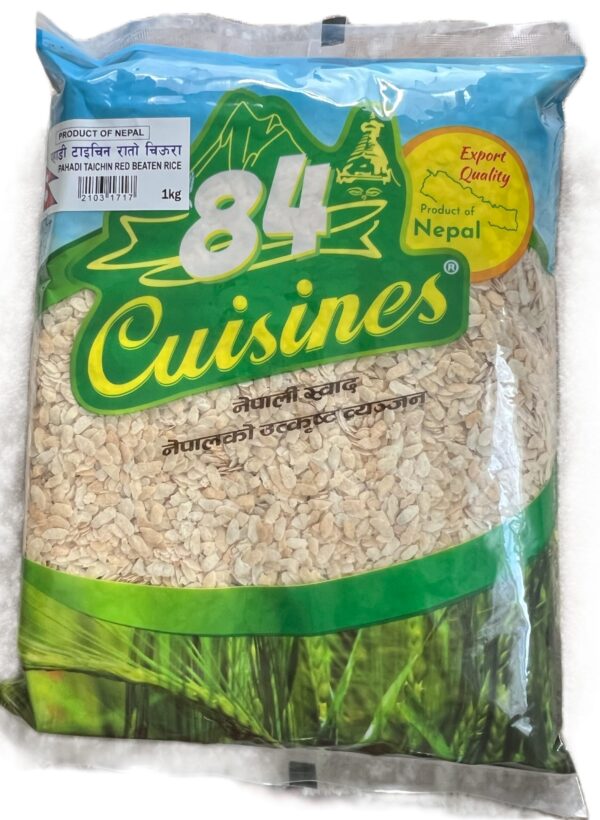Pahadi Red Taichin Beaten Rice / Pahadi Rato Chiura 1kg