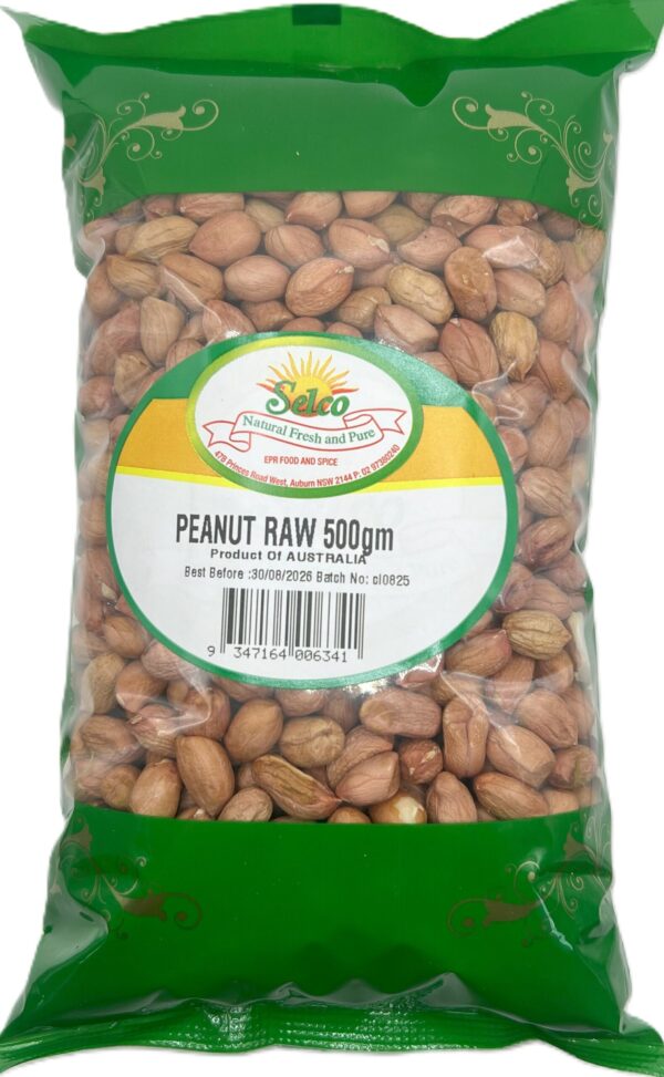 Selco Peanut Raw With Skin 500g